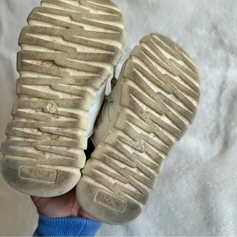 Fendi FF Trainers Kids Size 24 - Picture 9 of 13